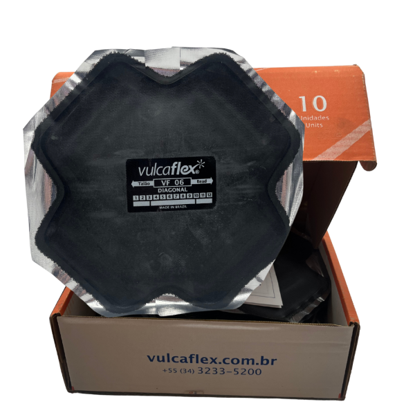 Parches Vulcaflex VF-06 240 MM 6 Telas Caja de 10 unidades